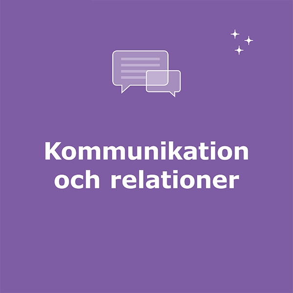 Verktyg - Kommunikation och releationer